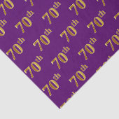 紫、フェイク金ゴールド70番目(70番目)イベント 薄葉紙 (詳細)