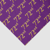 紫、フェイク金ゴールド72番目（72番目）のイベント 薄葉紙 (詳細)