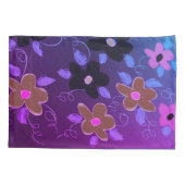 紫(フローラ) 枕カバー (裏面)