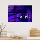 紫 ポスター (キッチン)
