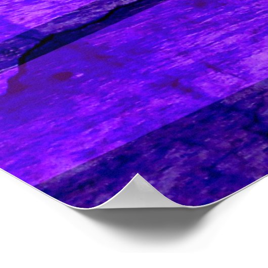 紫 ポスター (角)