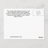 紫 ポストカード (裏面)