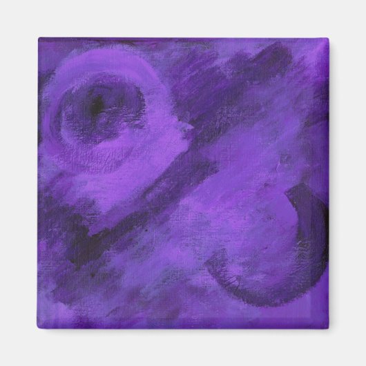 紫 マグネット (正面)