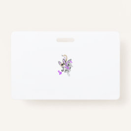 紫 – マゼンタ、赤みがかったオレンジ、黄色がかった青ガーリー バッジ