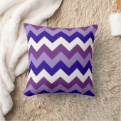 紫、メイブ、青、白の斜めシボロン クッション (ブランケット)