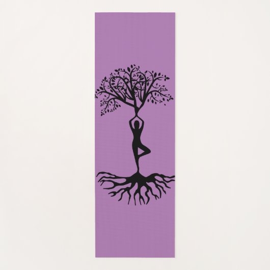 紫 ヨガマット (正面)