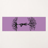 紫 ヨガマット (正面(横))