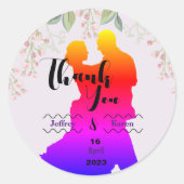 紫 ラウンドシール (正面)