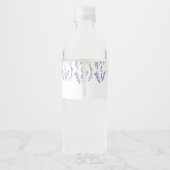 紫、ラベンダーの水色 ペットボトルラベル (裏面)