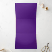 紫、ラム、トレンディーピンク、 三つ折りカード (内部)