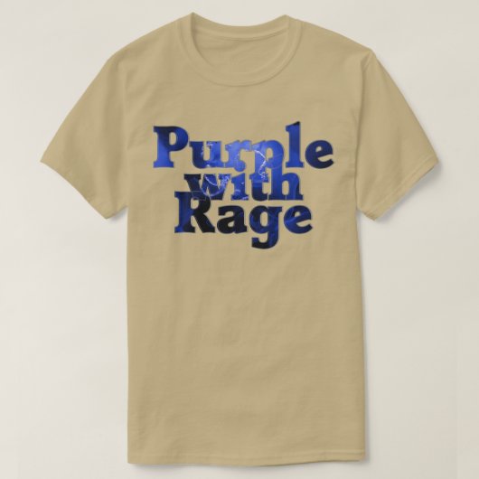紫(レイジ1) Tシャツ (デザイン正面)