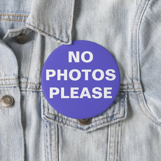 紫「写真なし」ピンオンボタン 缶バッジ (インサイチュ)