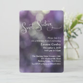 紫《写真》ぼけ味ライトSweet sixteen3 招待状 (スタンド正面)