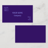 紫 名刺 (正面/裏面)
