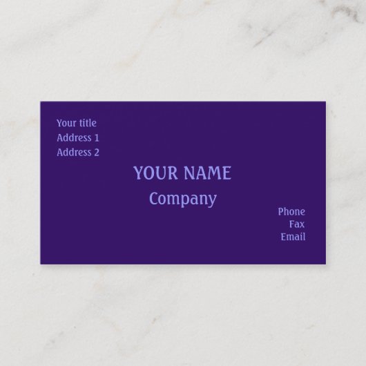 紫 名刺 (正面)