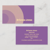 紫 名刺 (正面/裏面)