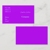 紫 名刺 (正面/裏面)