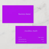 紫 名刺 (正面/裏面)