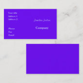 紫 名刺 (正面/裏面)