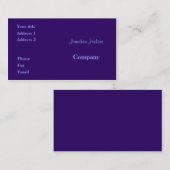 紫 名刺 (正面/裏面)