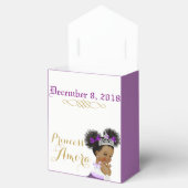 紫|大理石金ゴールドと白アフリカファンシープリンセス フェイバーボックス (オープン)