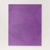 紫、幾何学的、カッコいいトレンディー、モダンシンプル芸術 ジグソーパズル (縦)