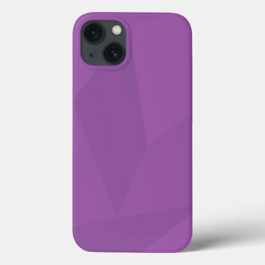 紫、幾何学的、カッコいいトレンディー、モダンシンプル芸術 Case-Mate iPhoneケース (裏面)