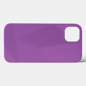 紫、幾何学的、カッコいいトレンディー、モダンシンプル芸術 Case-Mate iPhoneケース (裏面 (横))