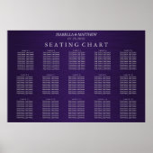 紫 – 座席表 ポスター (正面)