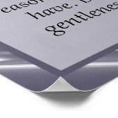 紫「恐れてはいけない」クリスチャンのポスター ポスター (角)