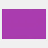 紫、明るい赤紫色、オレンジと黄色の渦巻きパターン ラッピングペーパーシート (正面2)