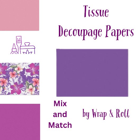 紫（濃色） 薄葉紙