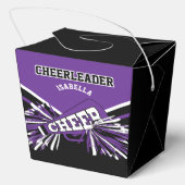 紫、白、黒のチアリーダー フェイバーボックス (裏面)