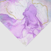 紫、緑、ピンクの流れる色エレガント 薄葉紙 (詳細)