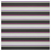 紫、緑、ライトグレー、黒と濃い赤の線 ファブリック (見本)