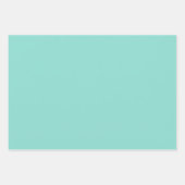 紫、緑、青、サーモンと黄色のタイルパターン ラッピングペーパーシート (正面2)