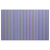 紫、緑、黒、青、白の色の線 ファブリック (ヤード)