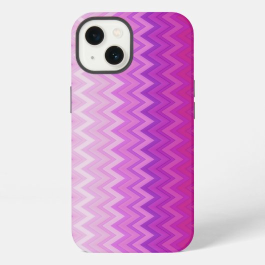 紫（縦） iPhoneケース (裏面)
