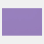 紫、薄紫、白モロッコパターン ラッピングペーパーシート (正面2)