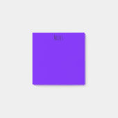 紫/藍 ポストイット (正面)