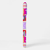 紫、赤、オレンジの電話ケース iPhoneケース (右側面)