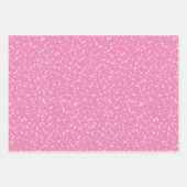 紫、赤、ピンクの21歳の誕生日の折り返し紙  ラッピングペーパーシート (正面3)