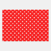 紫 赤 緑 幾何学的な図形のパターン ラッピングペーパーシート (正面2)