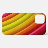 紫、赤、黄色の虹の柱 Case-Mate iPhoneケース (裏面 (横))