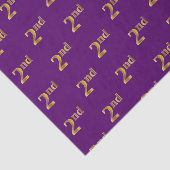 紫、金ゴールドフェイク2番目(2番目)のイベントティッシュペーパー 薄葉紙 (詳細)