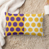 紫、金ゴールド、ホワイトサークルのアメリカのMOJO枕 クッション (ブランケット)