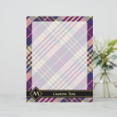 紫、金ゴールド、青のタータンチェック (スタンド正面)