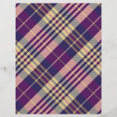 紫、金ゴールド、青のタータンチェック (裏面)