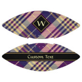 紫、金ゴールド、青のタータンチェック アメリカンフットボール (パネル)