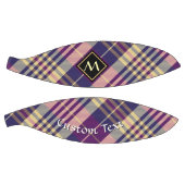 紫、金ゴールド、青のタータンチェック バスケットボール (パネル)